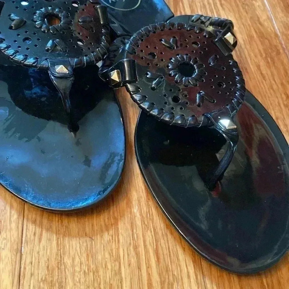 Jack Roger’s black waterproof thong sandals size 9 - great condition - Picture 4 of 4